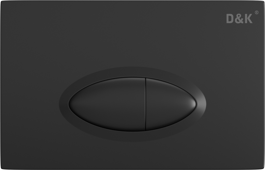 Клавиша смыва D&K Rhein.Marx черная DB1399025 (детальная фотография)