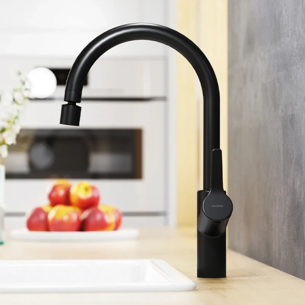 Смеситель для кухни Damixa Eclipse 2 режима струи DX310722300 (детальная фотография), современные, hi-tech