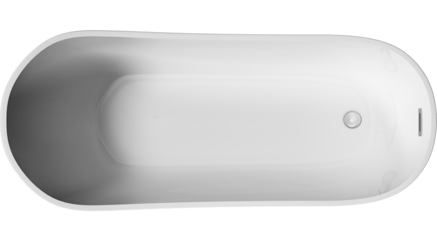 Ванна акриловая Sancos Perla 170x72 см отдельностоящая FB06 (детальная фотография), современныe, hi-tech