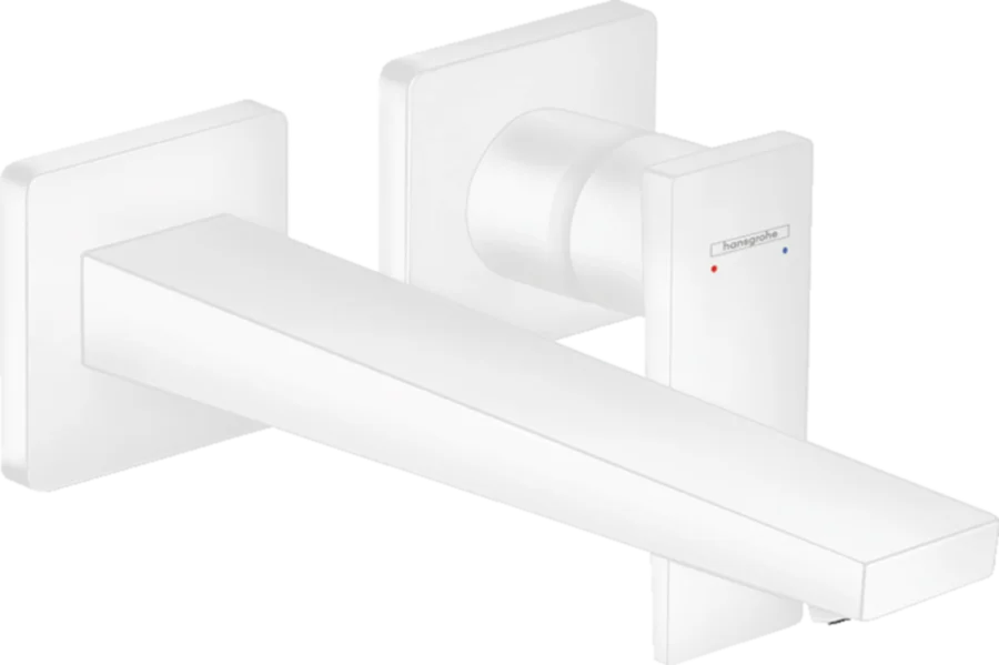 Смеситель для раковины Hansgrohe Metropol матовый белый 32526700 (детальная фотография)