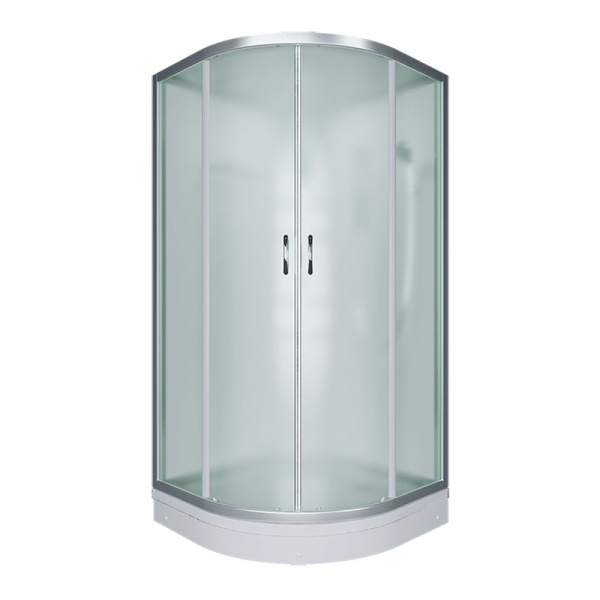 Душевая кабина Erlit Comfort ER3509P-C 90х90 см полукруглая (детальная фотография), полукруглые, четверть круга