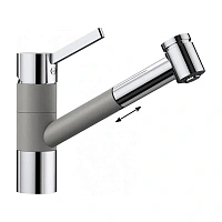 Смеситель для кухни алюметаллик Blanco Tivo-S
