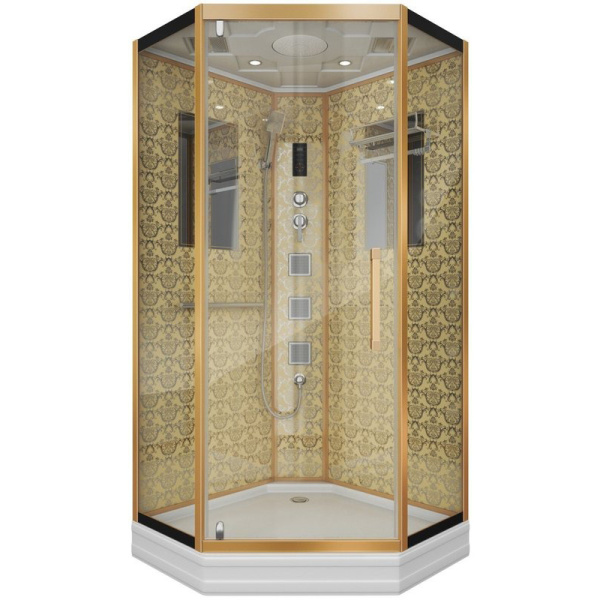 Душевая кабина Niagara Luxe 7717 90х90 см многоугольная (детальная фотография), 90х90