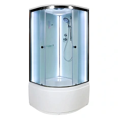 Душевая кабина Deto D 80х80 см с подсветкой