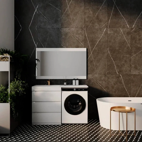 Тумба под раковину напольная Style Line Даллас 68 см белая СС-00000558 (детальная фотография) index_1