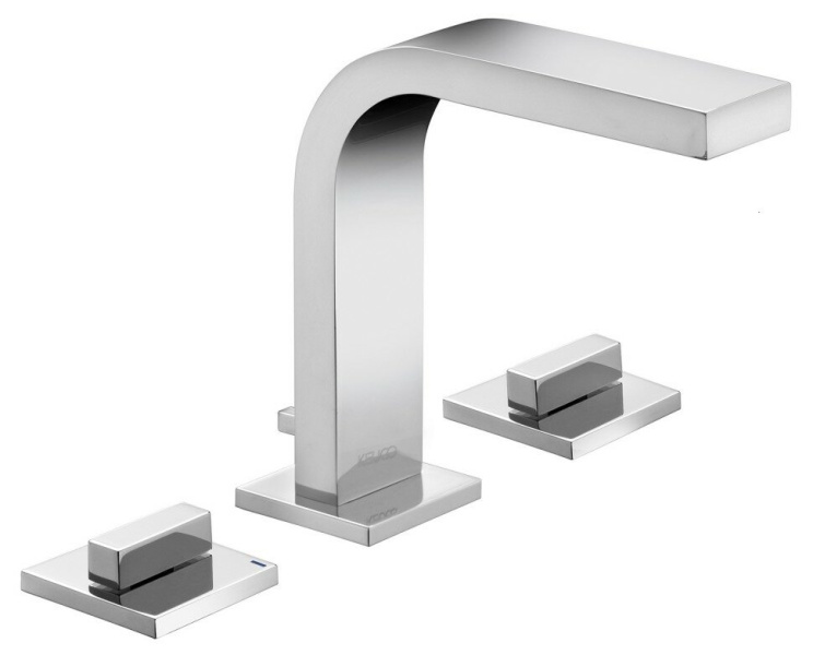 Смеситель для раковины на три отверстия, Keuco Edition 11 51115 010000 (детальная фотография)