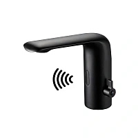 Смеситель для раковины Cezares Vague черный матовый