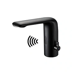 Смеситель для раковины Cezares Vague черный матовый