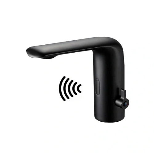 Смеситель для раковины Cezares Vague черный матовый - фото 2