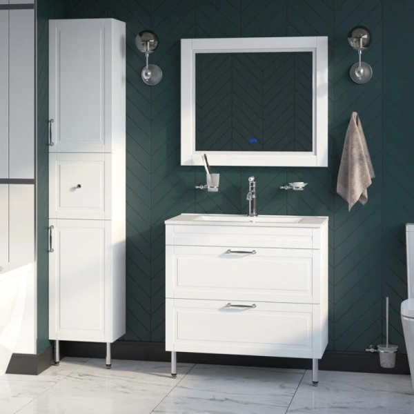 Зеркало с подсветкой IDDIS Oxford 80 см c термообогревом ЗЛП110 (детальная фотография), 80 см