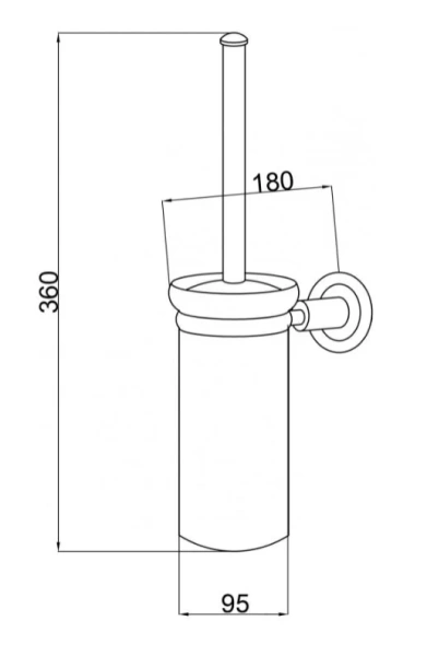 Ершик Boheme Murano золото 10913-W-G (детальная фотография), классические, ретро, декорированные