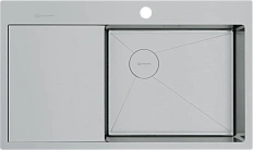 Мойка для кухни Omoikiri Akisame 86-IN-R 86 см правая нержавеющая сталь