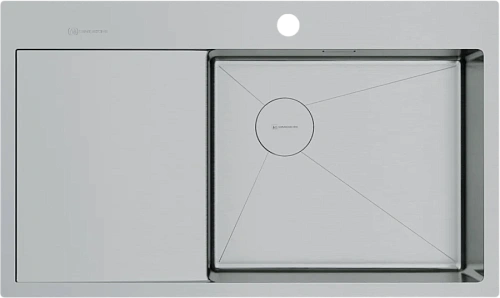 Мойка для кухни Omoikiri Akisame 86-IN-R 86 см правая нержавеющая сталь - фото 2