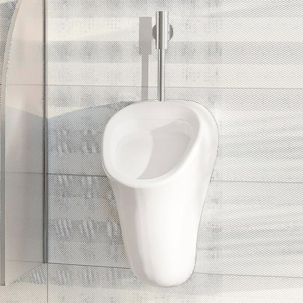 Писсуар подвесной VitrA Arkitekt подвод воды сверху 6202B003-0198 (детальная фотография), современные, hi-tech