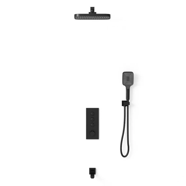 Душевой комплект Vincea черный VSFW-433T1MB (детальная фотография)