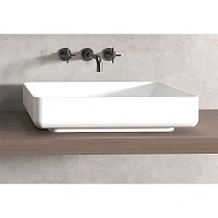 Раковина Abber Stein 55 см белая матовая