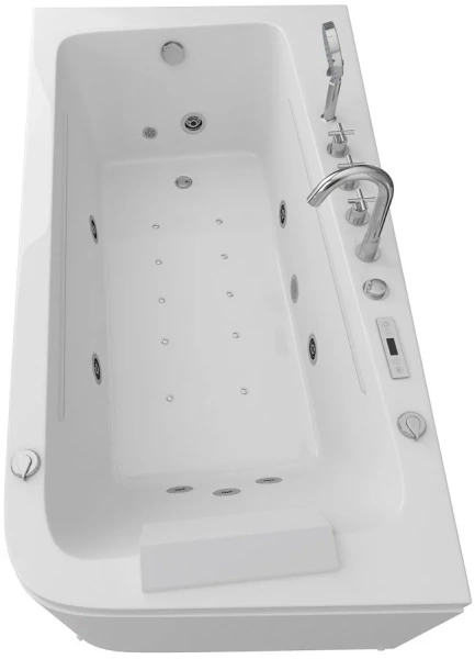 Ванна акриловая Grossman GR-17095 170x95 см гидромассажная (детальная фотография), приставные