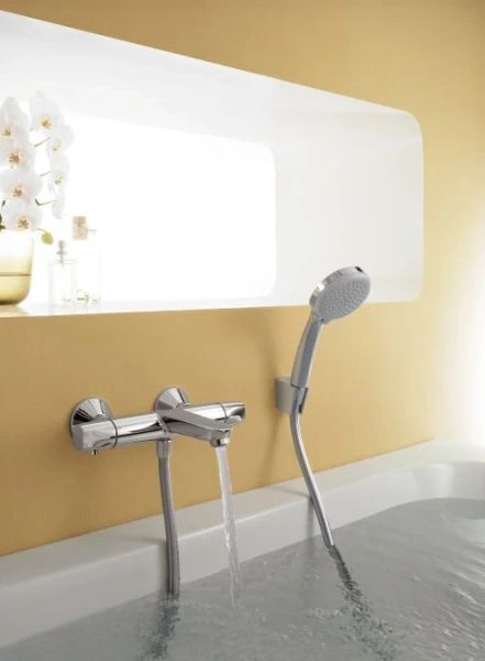 Душевой комплект Hansgrohe Croma 100 хром 27592000 (детальная фотография), современные, hi-tech