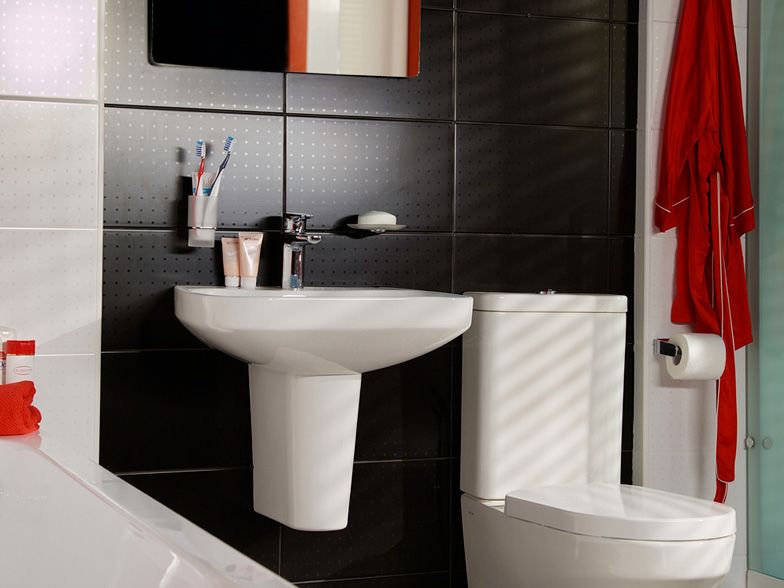 Смеситель для раковины AM.PM Inspire излив 115 мм с донным клапаном хром F5082100 (детальная фотография), современные, hi-tech