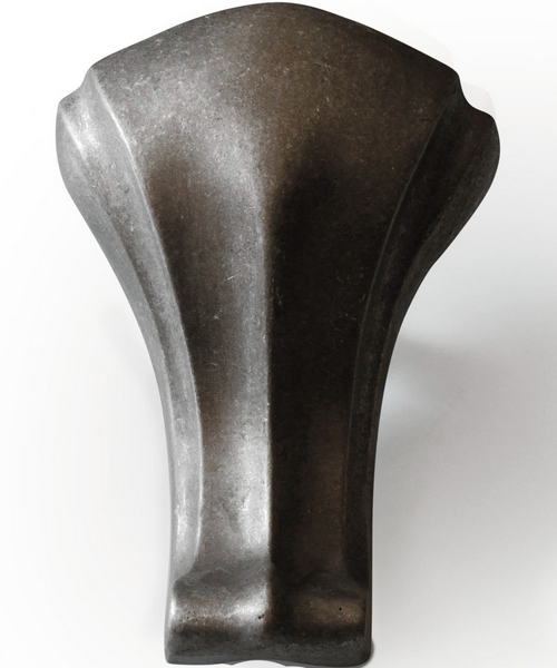 Ванна чугунная Devon & Devon Admiral 182х81 см два отверстия под смеситель, ножки алюминий натуральный 2MRADMIRALFPDALDD (детальная фотография), ретро, в классическом стиле, прованс, декорированныe