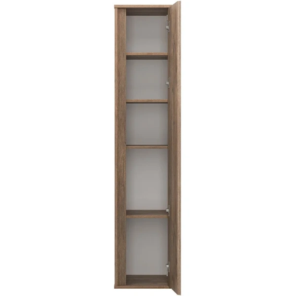 Шкаф-пенал подвесной Brevita Dallas 35 см дуб галифакс олово DAL-05035-31 (детальная фотография), пристенные, высокие