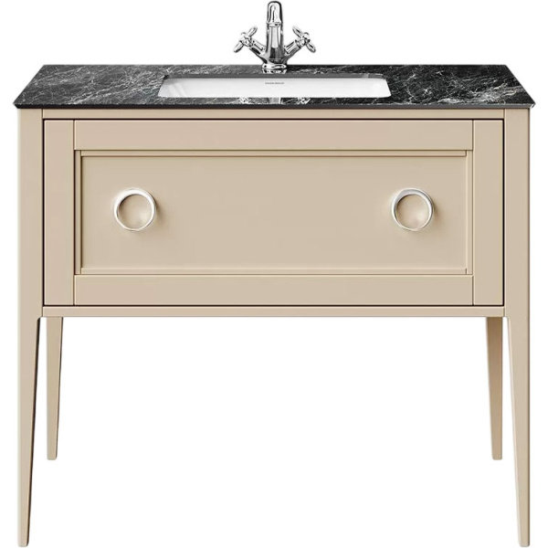 Тумба под раковину напольная Kerama Marazzi Plaza Classic 100 см капучино матовый PL.CN.100.1\CAP.M (детальная фотография)