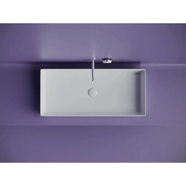 Раковина Ceramica Nova Element 80 см белая CN6072 (детальная фотография), накладные (на столешницу)