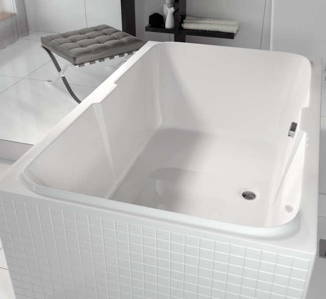 Ванна акриловая Riho Sobek 180х115 см белая BB2800500000000 (детальная фотография), акриловые