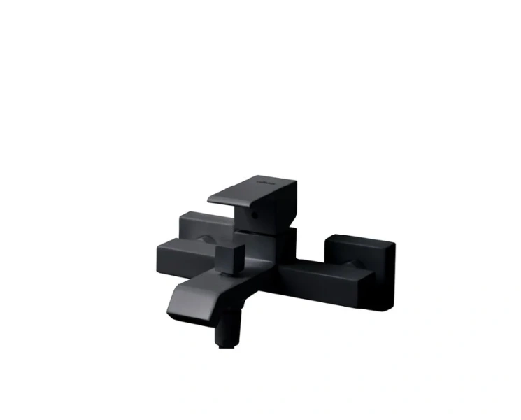 Смеситель для ванны Cezares Porta чёрный матовый PORTA-VM-NOP (детальная фотография)