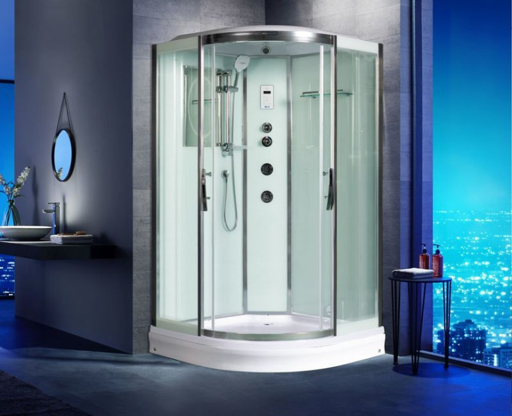 Душевая кабина WeltWasser WW500 120x120 см с поддоном WW500 EMMER 12015 (детальная фотография), 120х120