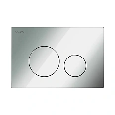 Клавиша смыва Am.Pm Pro L пневматическая глянцевый хром
