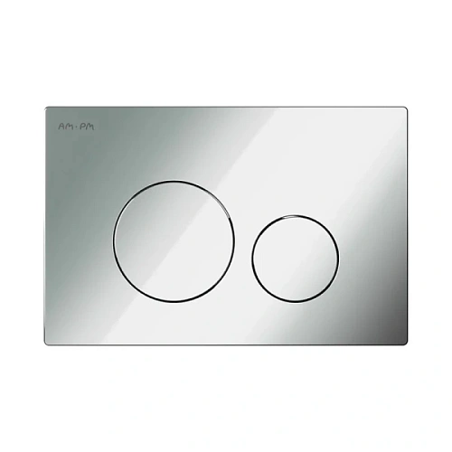 Клавиша смыва Am.Pm Pro L пневматическая глянцевый хром - фото 2