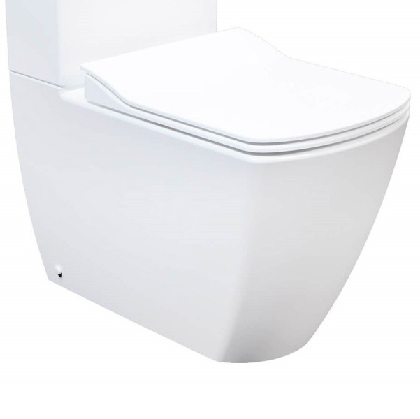 Чаша для унитаза-компакта Creavit Elegant белая EG360-11CB00E-0000 (детальная фотография)