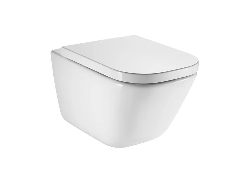 Унитаз подвесной Roca The Gap безободковый 34647L000 (детальная фотография), подвесные, встраиваемые