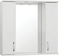 Зеркальный шкаф с подсветкой Style Line Панда 80 см белый