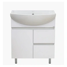 Тумба под раковину напольная Misty Амур 70 см белая