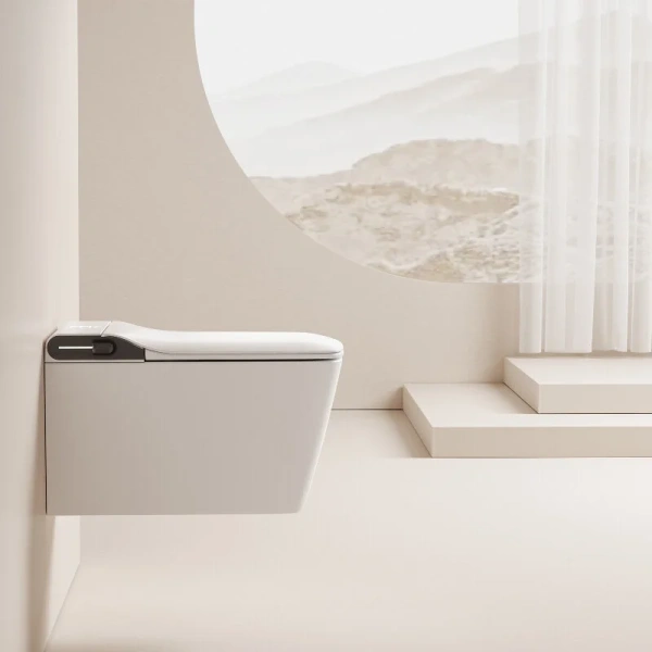 Унитаз подвесной Abber Rechteck электронный AC1215S (детальная фотография), в наличии