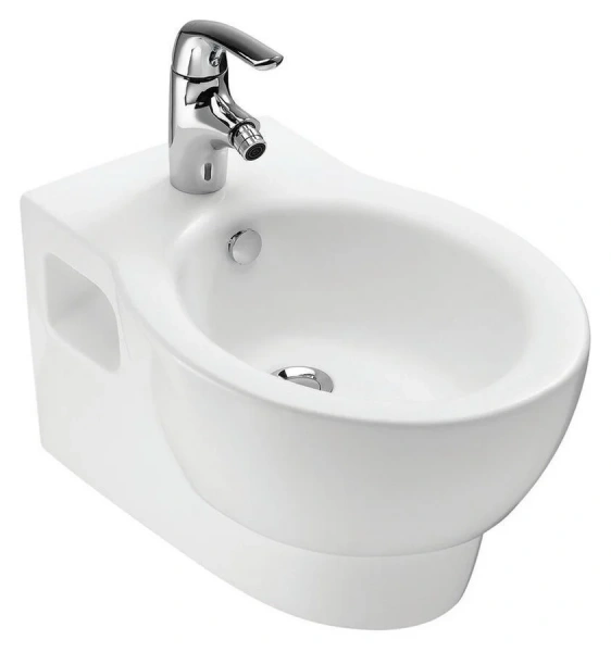 Биде подвесное Jacob Delafon Ove горизонтальный выпуск E1586-00 (детальная фотография)