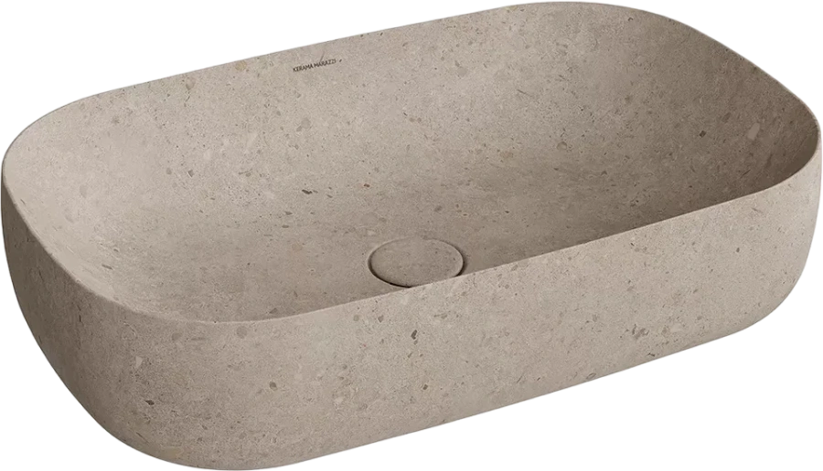 Раковина Kerama Marazzi Magica 65 см бежевый камень MA.wb.65\STB (детальная фотография)