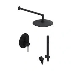 Душевой комплект Damixa Scandinavian Pure черный матовый