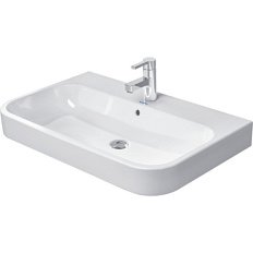 Раковина Duravit Happy D.2 80 см с одним отверстием под смеситель