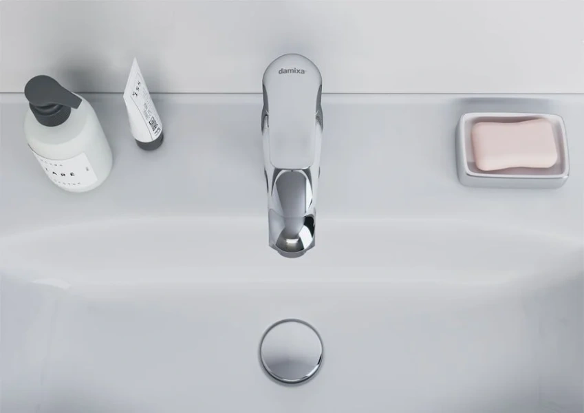 Смеситель для  раковины RedBlu by Damixa Palace Evo хром  320210000 (детальная фотография), современные, hi-tech