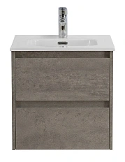 Тумба под раковину подвесная BelBagno Kraft 50 см Cemento Grigio