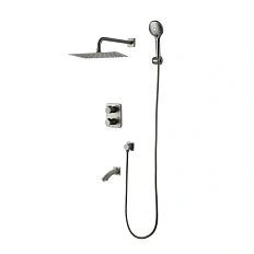 Душевой комплект Lemark Bronx графит