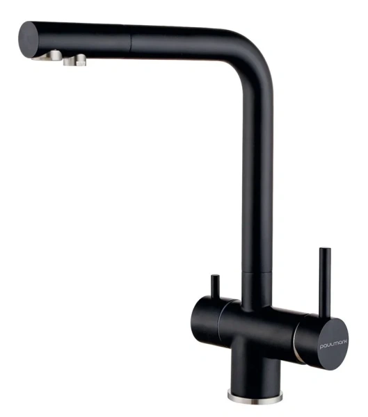 Смеситель для кухни Paulmark Skalen антрацит Sk213020-401 (детальная фотография)