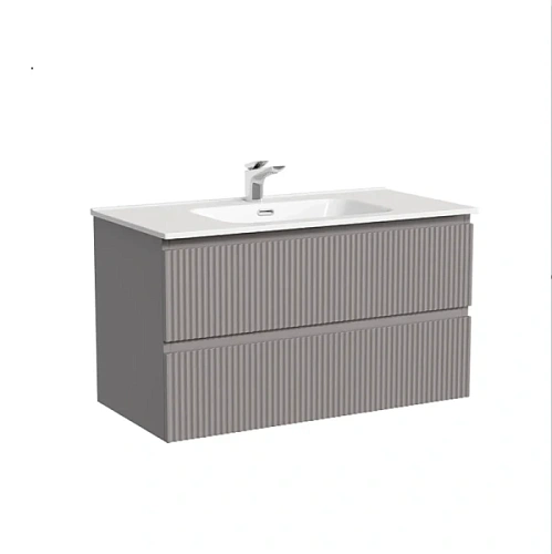 Тумба под раковину подвесная Sancos Snob R 90 см Doha Soft - фото 1