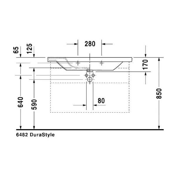 Раковина Duravit Durastyle 23201000 (детальная фотография) index_2