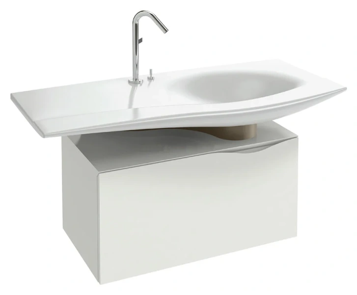 Раковина Jacob Delafon Stillness 120 см подвесная E1292-00 (детальная фотография), подвесные, на полупьедестал, пристенные