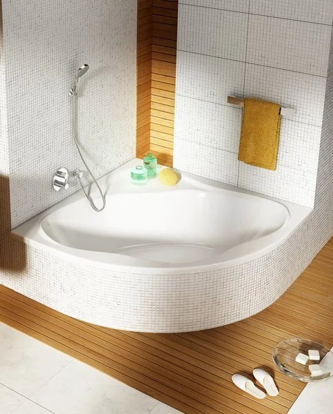 Ванна акриловая Ravak NewDay 150х150 см белая C661000000 (детальная фотография), современныe, hi-tech