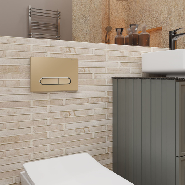 Клавиша смыва Charus Magnus матовый песок FP.340.51.01 (детальная фотография), в наличии